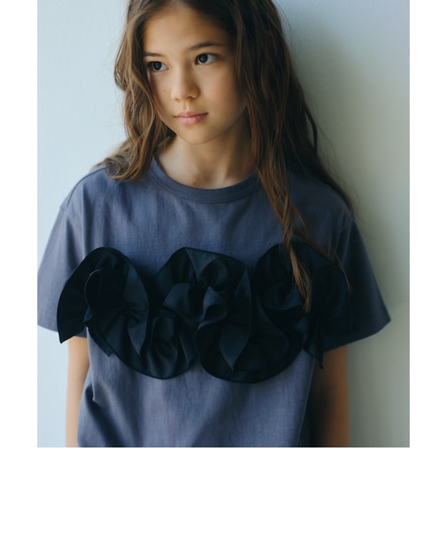 【スタメンシリーズ】フリル Tシャツ / キッズ  100cm-160cm