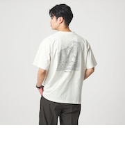 【別注】＜Marmot＞マウンテン ディピクション 半袖 Tシャツ  -吸水・速乾・UVカット-