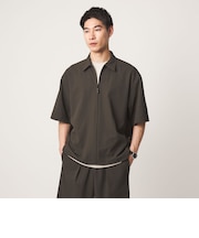 【WEB限定】＜GLR or＞ジップ ショートスリーブ 半袖 シャツ -吸水速乾-