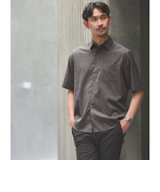 【WEB限定】JUST fit ウールライク 半袖 シャツ