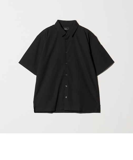 【WEB限定】JUST fit ウールライク ボックス シルエット 半袖 シャツ