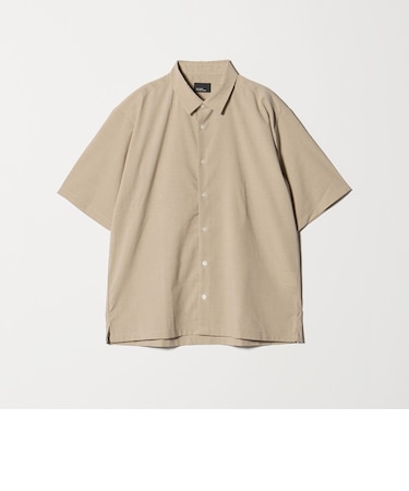 【WEB限定】JUST fit ウールライク ボックス シルエット 半袖 シャツ