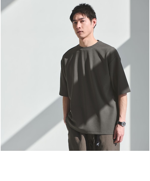 アムンゼン ツイル クルーネック 半袖 Tシャツ カットソー -吸水速乾・UVカット・抗菌-