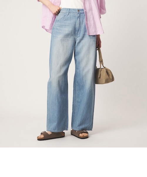 新品　healthy denim 別注　green label relaxing 別注】＜HEALTHY DENIM＞カーブ デニム パンツ ライトブルー｜グリーン