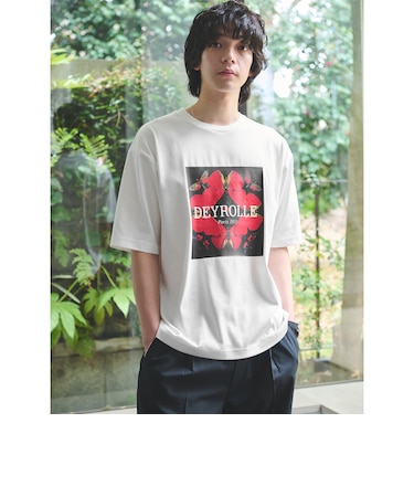 DEYROLLE GLR プリント クルーネック 半袖 Tシャツ