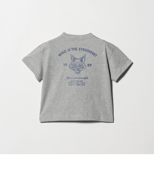 JURGEN LEHL アニマルプリント 半袖Tシャツ グレー系 美品♡ WEB限定】アニマルプリント Tシャツ/ キッズ 100cm-160cm｜グリーン