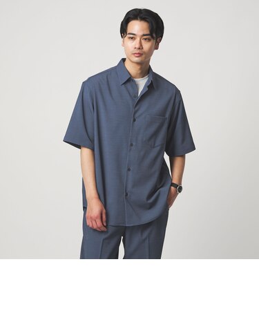 ポリエステル ドビー ジャストルーズ 半袖 シャツ -接触冷感・吸水速乾・ストレッチ-