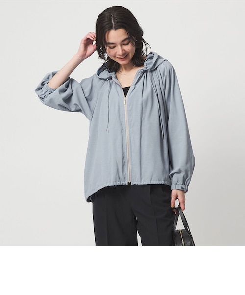 新品　グリーンレーベル フーディーブルゾン　　撥水　ショート丈　黒　ブラック36 green label relaxing（グリーンレーベルリラクシング） マウンテン