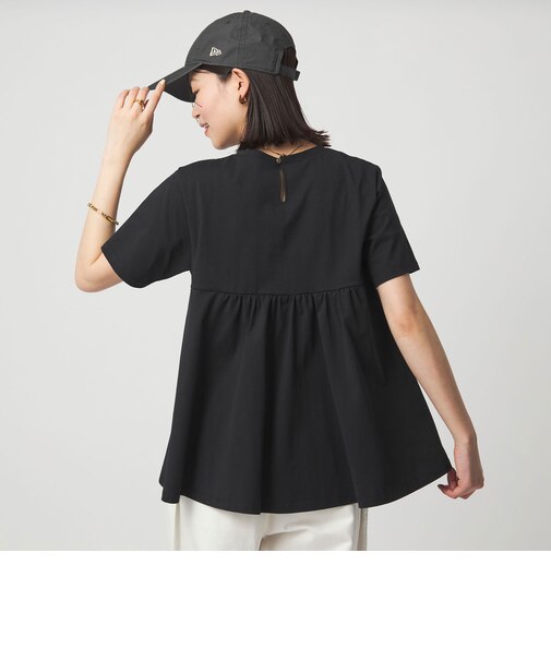 【WEB限定】＜at ease＞バック フレア カットソー  接触冷感 UVカット 遮熱