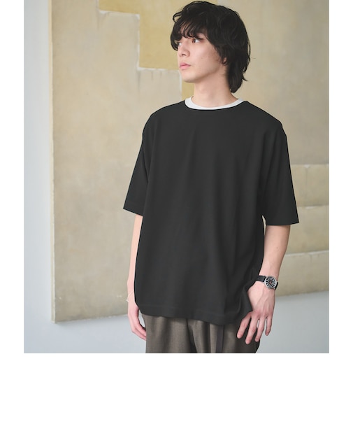 KIVANC ノーカラー 半袖 Tシャツ