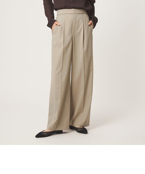 【WEB限定】＜at ease＞オルマイ ワイド パンツ ストレッチ UVカット