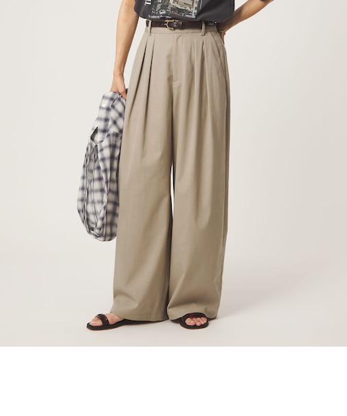 【WEB限定】＜at ease＞オルマイ スラックス ストレッチ UVカット