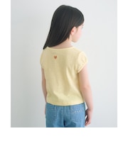 【WEB限定】ハート シシュウ Tシャツ / キッズ 100cm-160cm