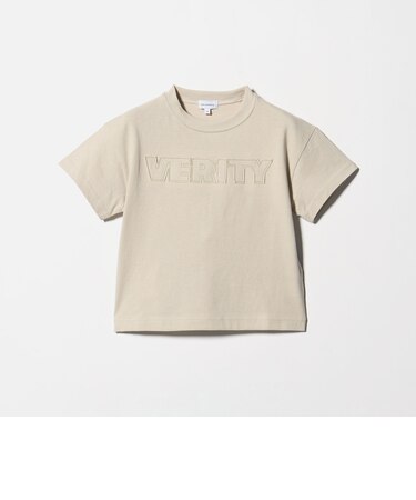 ロゴ アップリケ Tシャツ / キッズ 100cm-130cm