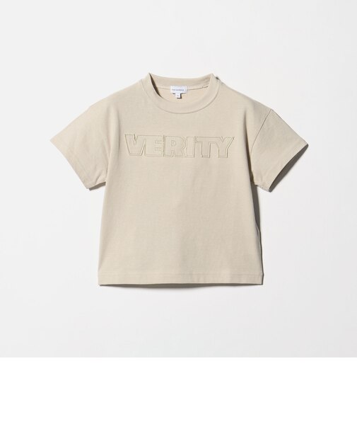 ロゴ アップリケ Tシャツ / キッズ 100cm-130cm