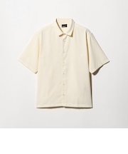 【WEB限定】JUST fit ソフトドレープ ボックスシルエット 半袖 シャツ