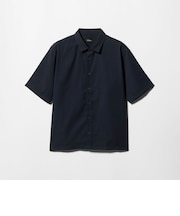 【WEB限定】JUST fit ソフトドレープ ボックスシルエット 半袖 シャツ