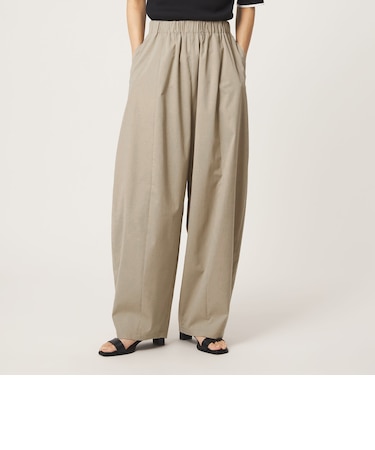 【WEB限定】＜at ease＞カーブ パンツ マシンウォッシャブル ストレッチ UVカット