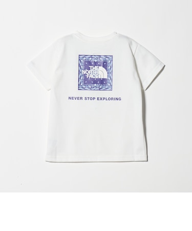 ＜THE NORTH FACE＞バンダナ スクェア ロゴ Tシャツ / キッズ100cm-120cm