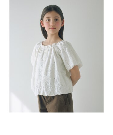 デザイン レース ブラウス / キッズ 140cm-160cm