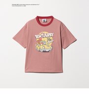 【別注】＜URBAMENT＞TOM and JERRY リンガーTシャツ / キッズ 140cmー150cm