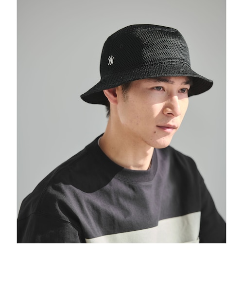 別注】＜NEW ERA＞メッシュ NY バケットハット 01｜グリーンレーベル