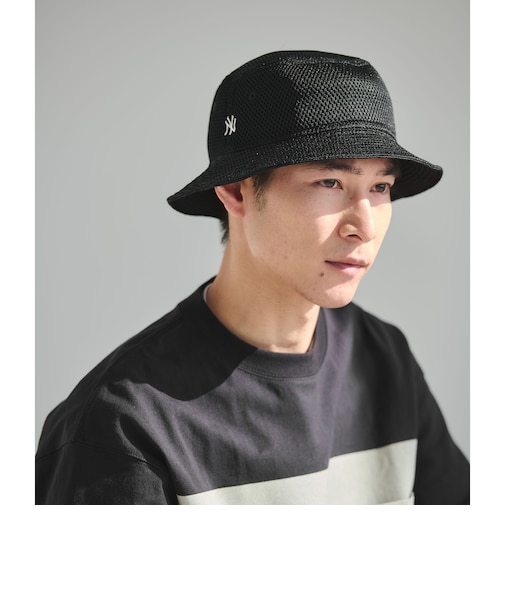 【別注】<NEW ERA>メッシュ NY バケットハット 01