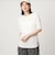 【WEB限定】＜at ease＞シアーテレコ ヘンリーネック ショートスリーブ カットソー