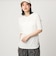 【WEB限定】＜at ease＞シアーテレコ ヘンリーネック ショートスリーブ カットソー