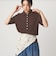【WEB限定】＜at ease＞シアーテレコ エリツキ カットソー