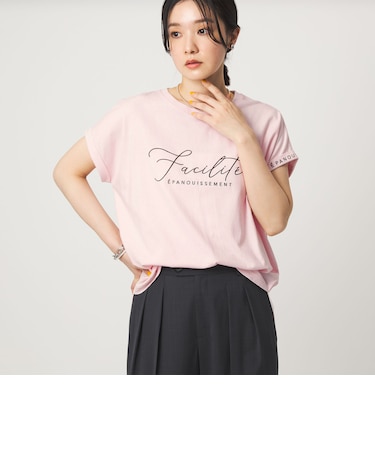 【WEB限定】<at ease>エンブロイダリー カットソー