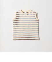 【スタメンシリーズ】ボーダー ノースリーブ Tシャツ / キッズ 100cm-160cm