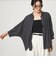 【WEB限定】＜at ease＞ノーカラー ギャザー ブラウス UVカット 通気性