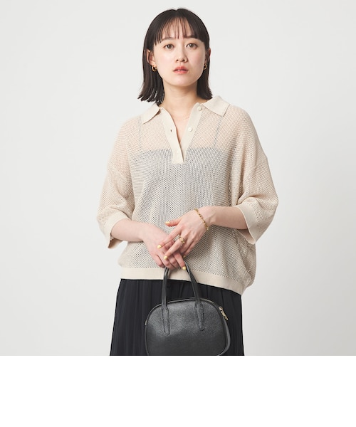 メッシュ ポロニット ウォッシャブル｜グリーンレーベル リラクシング