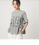 【WEB限定】＜at ease＞フロント フリル ショートスリーブ カットソー