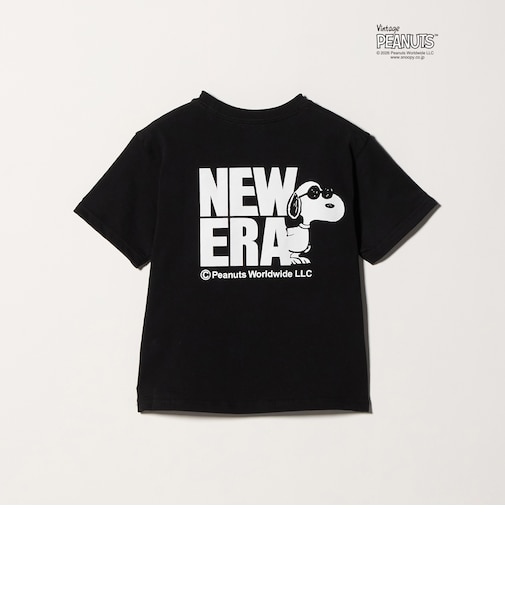 【WEB限定】<NEW ERA>Youth 半袖 コットン Tシャツ Vintage PEANUTS / キッズ 130cm-160cm