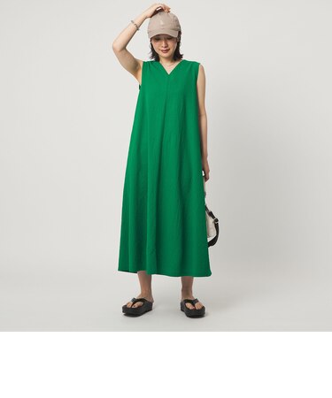 【WEB限定】＜at ease＞カラミ ノースリーブ ワンピース