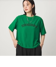 【WEB限定】<at ease>ジョーゼット プリント カットソー 吸水速乾