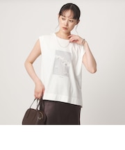 フォトプリント フレンチスリーブ Tシャツ 接触冷感