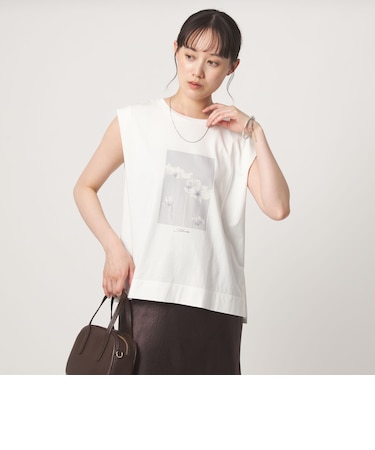 フォトプリント フレンチスリーブ Tシャツ 接触冷感