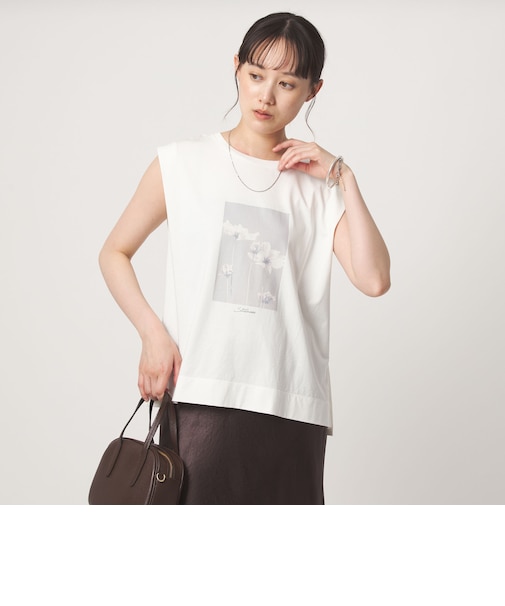 フォトプリント フレンチスリーブ Tシャツ 接触冷感