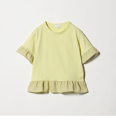 チェック フリル Tシャツ / キッズ 140cm-160cm