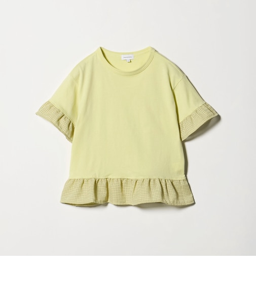 チェック フリル Tシャツ / キッズ 140cm-160cm