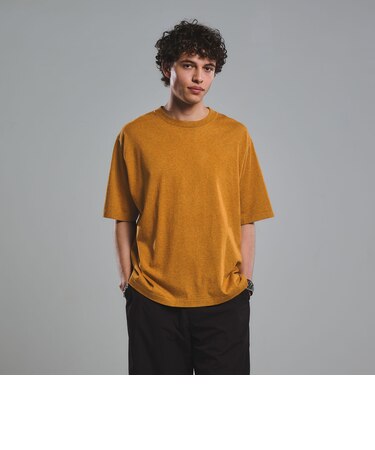 オーバーダイ クルーネック 半袖 Tシャツ カットソー