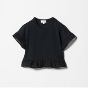 チェック フリル Tシャツ / キッズ 100cm-130cm