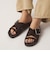 ビッグバックル フラットサンダル