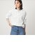 【WEB限定】＜at ease＞ワッフル ヘンリーネック  フラワープリント 5分袖 カットソー