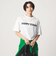 ヘムギャザー ロゴ Tシャツ