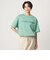 ヘムギャザー ロゴ Tシャツ