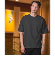 Somarti ワッフル クルーネック 半袖 Tシャツ -遮熱・UVカット・吸水速乾-